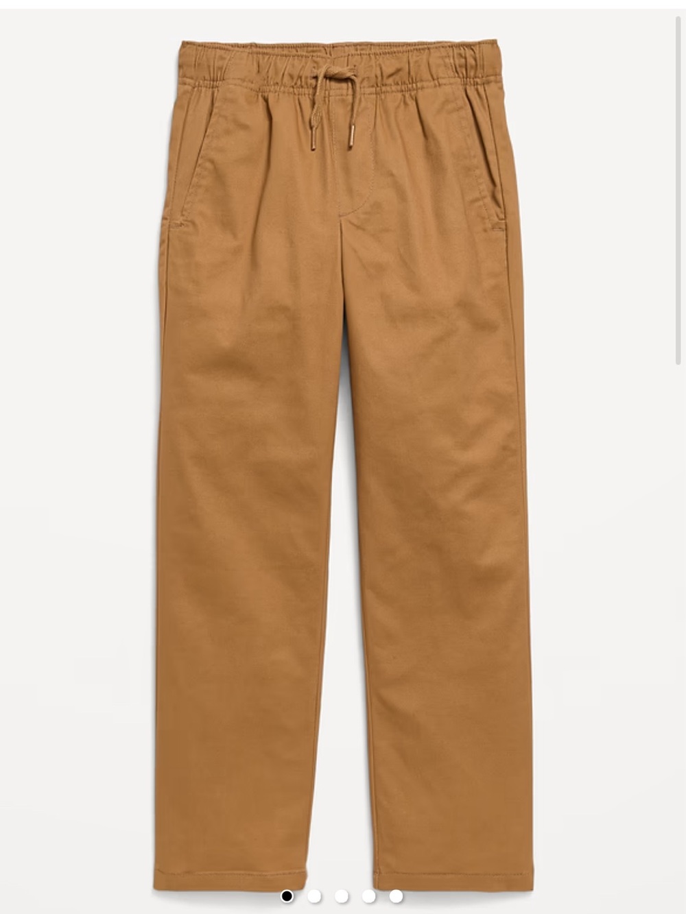 Drawstring Straight Leg Pull On Pants for Boys husky